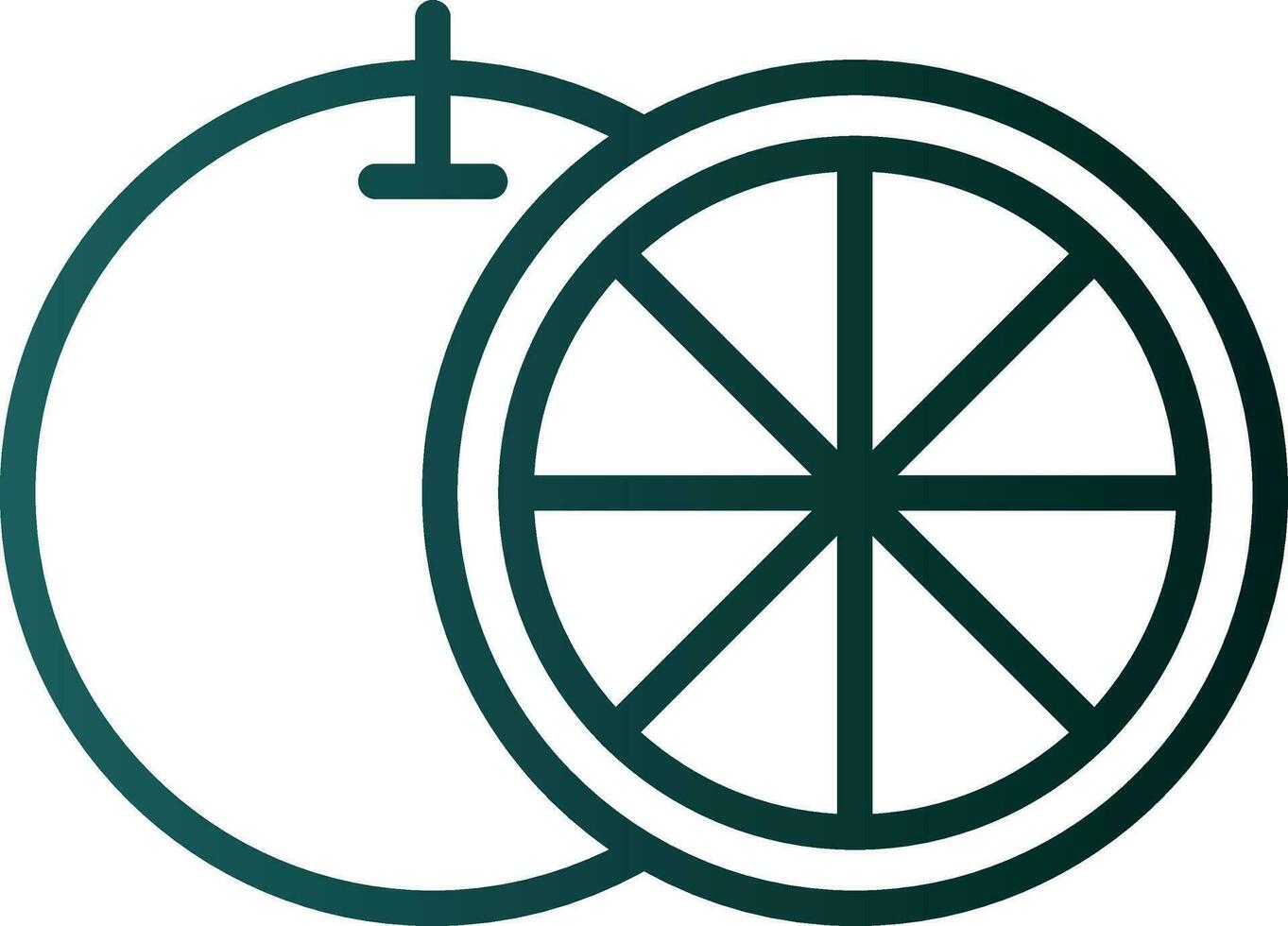 Grapefruit Vector Icon Design