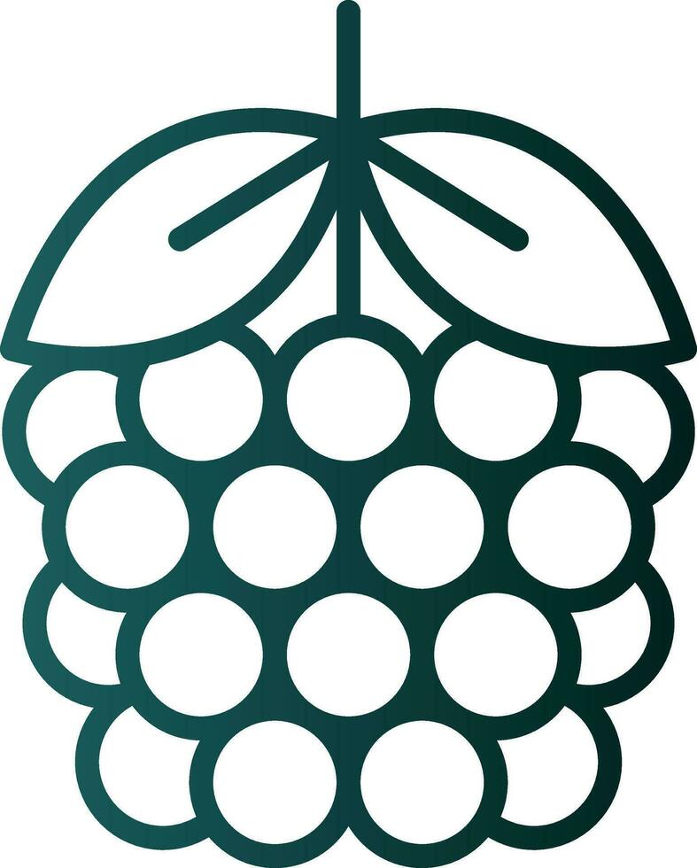 Blackberry Vector Icon Design