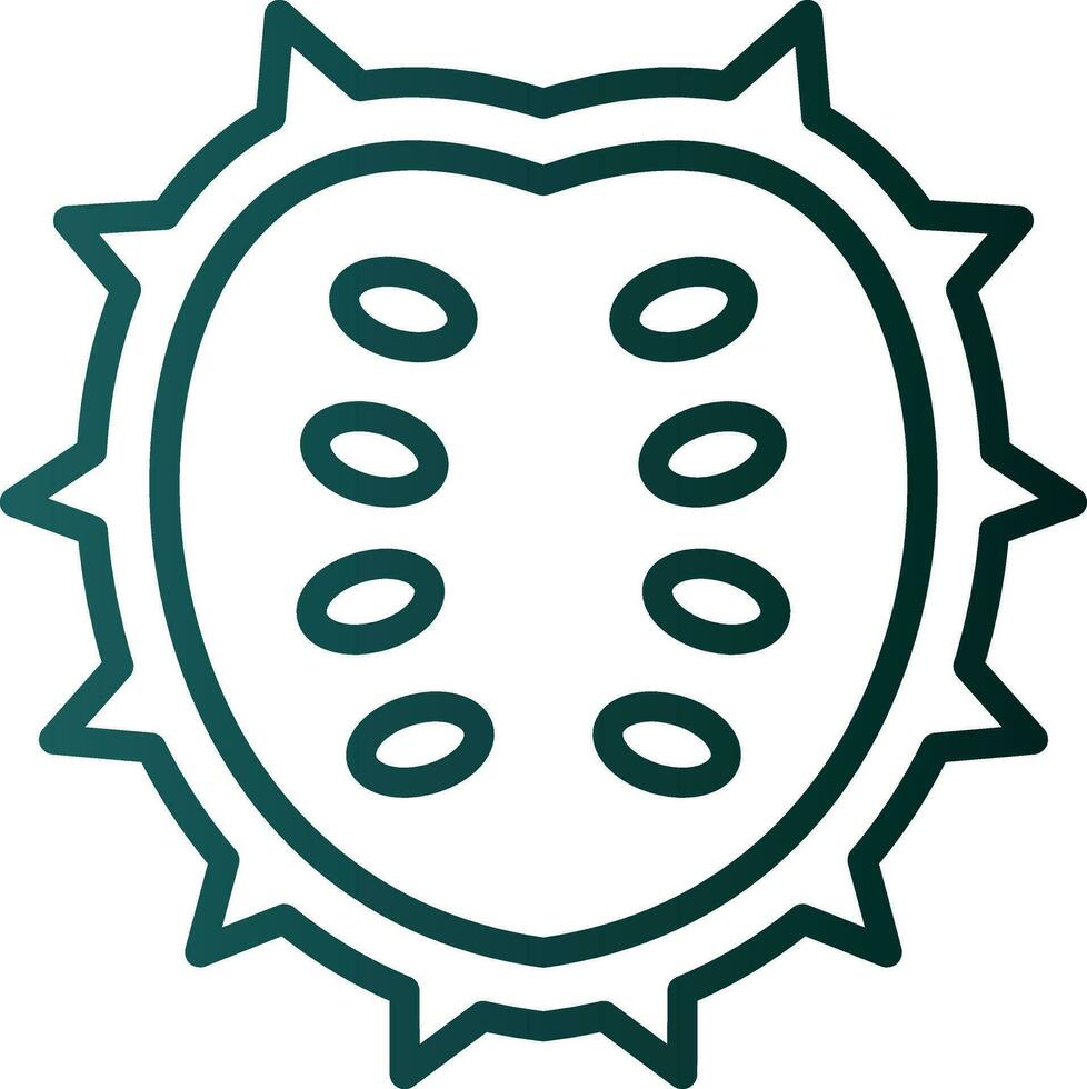 Soursop Vector Icon Design