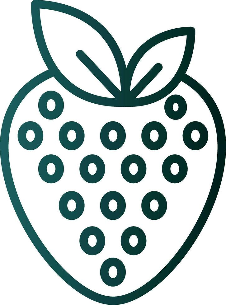 Strawberry Vector Icon Design