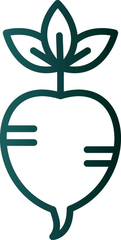 Beet Vector Icon Design