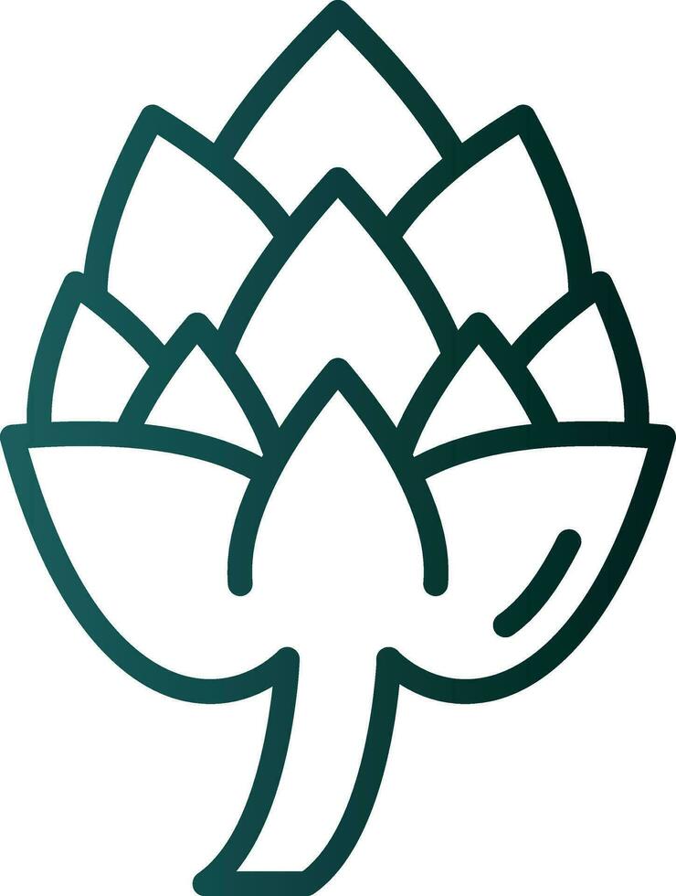 Artichoke Vector Icon Design