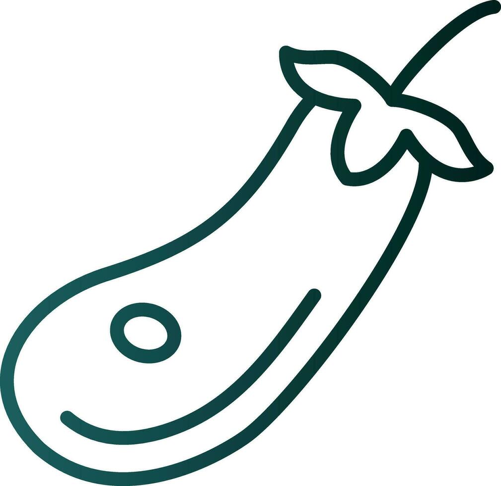 Eggplant Vector Icon Design