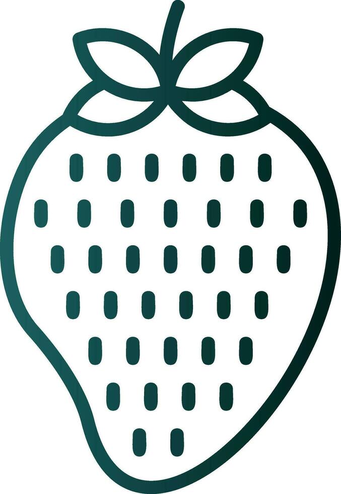 Strawberry Vector Icon Design