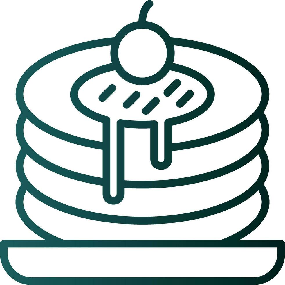 Pancakes Vector Icon Design