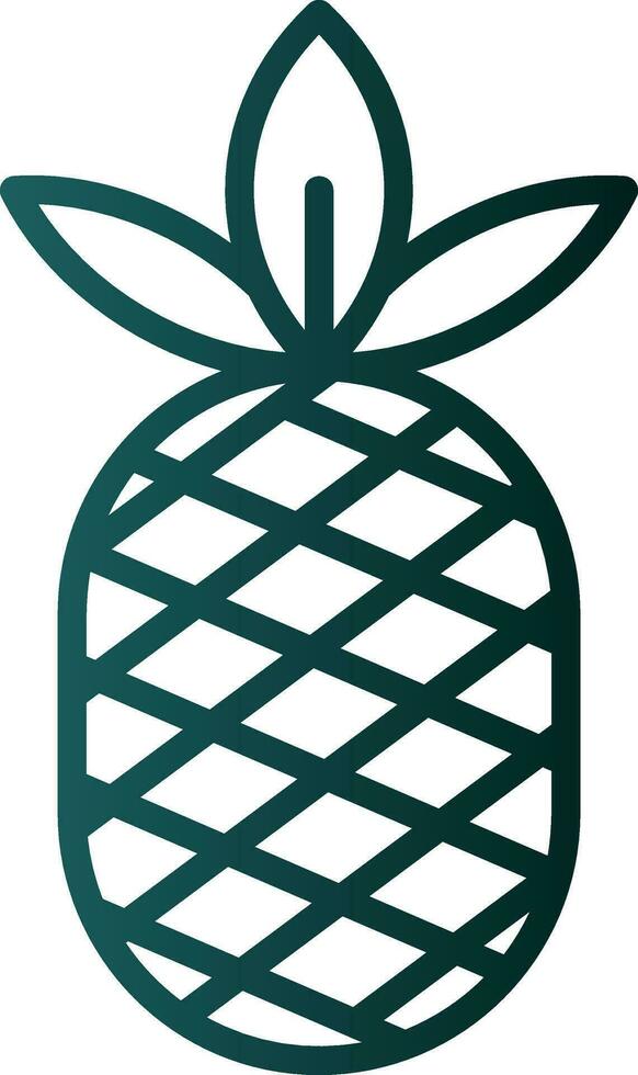 Pineapple Vector Icon Design