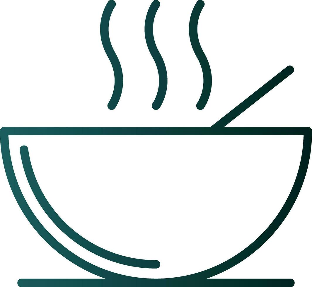 Bowl Vector Icon Design