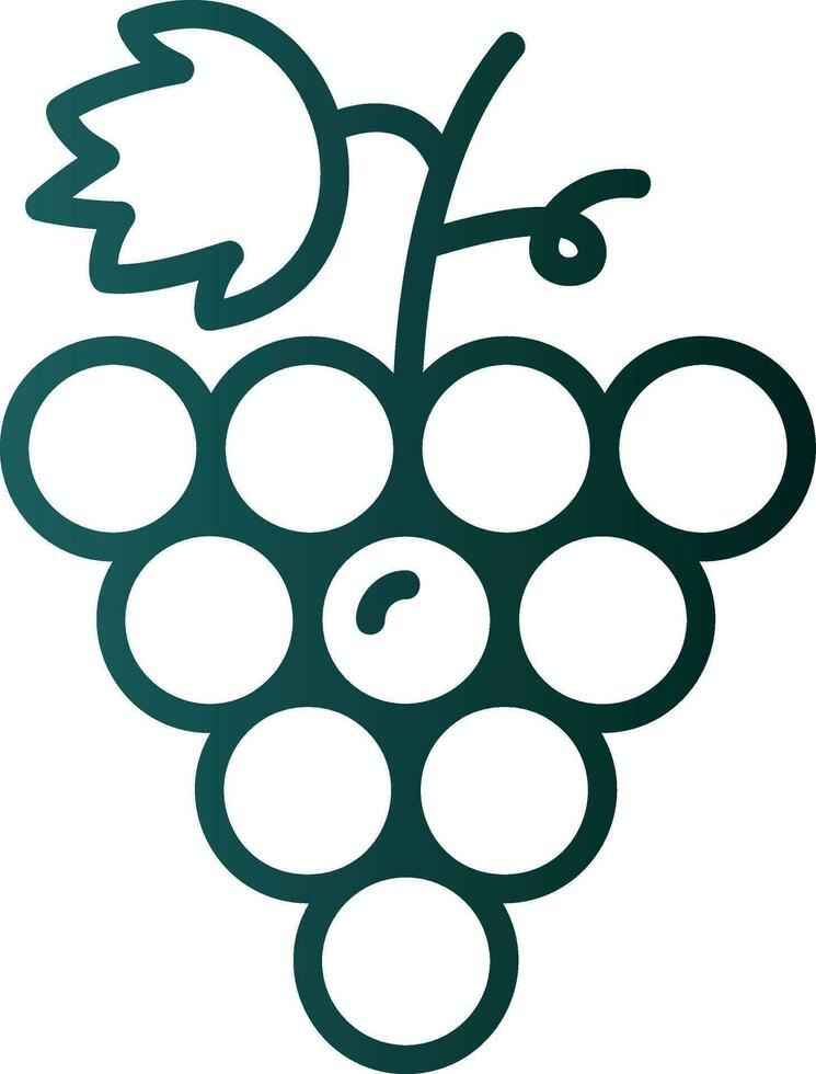 Grapes Vector Icon Design