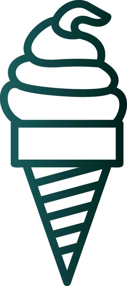 Ice Cream Vector Icon Design