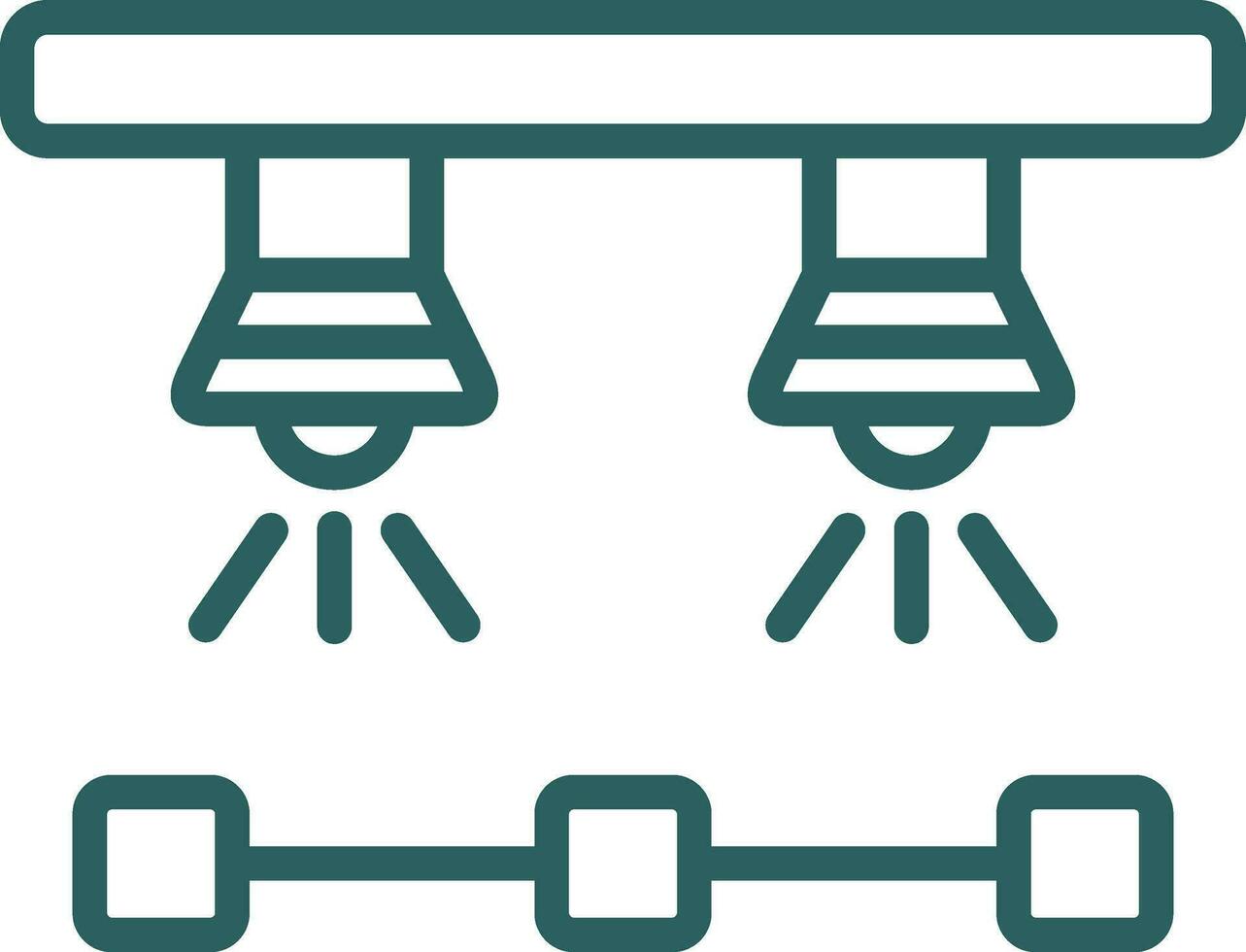 Spotlights  Vector Icon Design