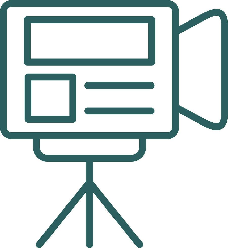 Video Recorder  Vector Icon Design