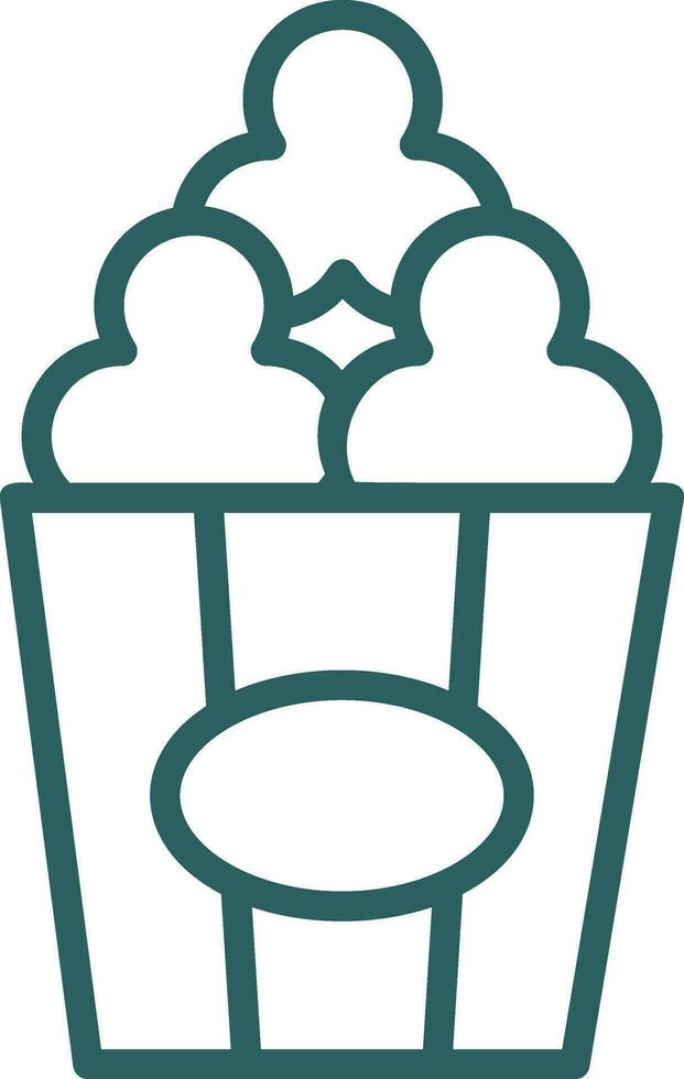 Popcorn  Vector Icon Design
