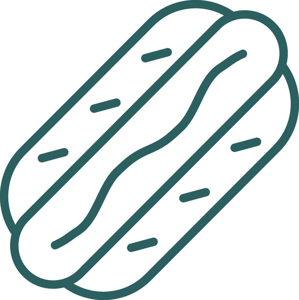 Hot Dog  Vector Icon Design