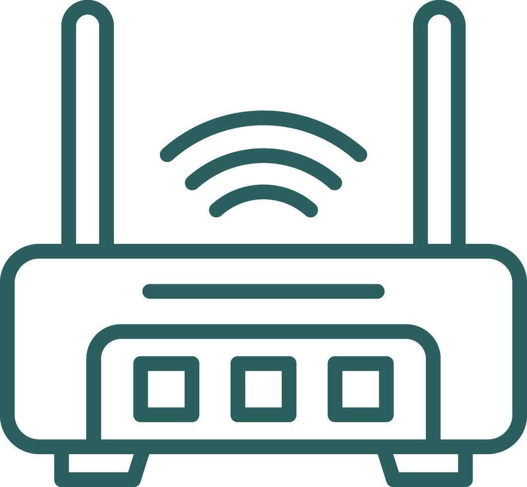 Router  Vector Icon Design
