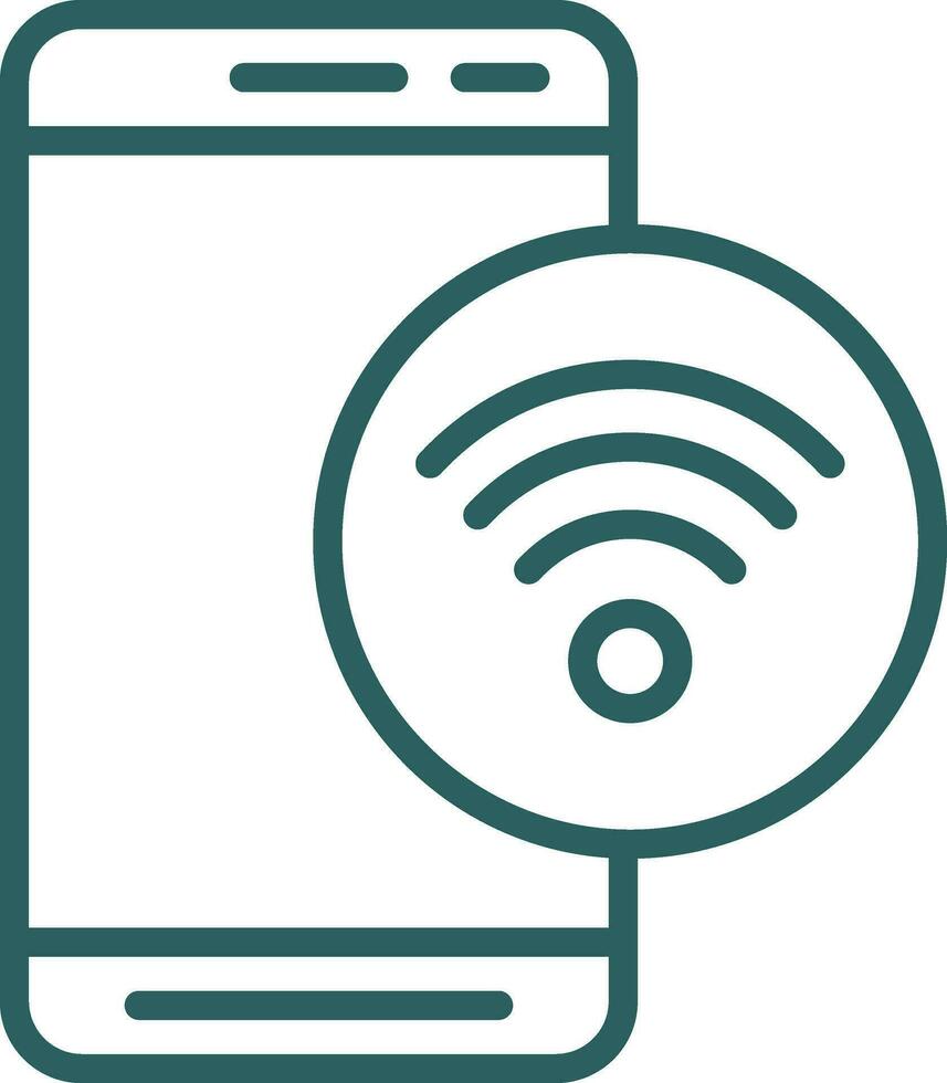 Wifi  Vector Icon Design
