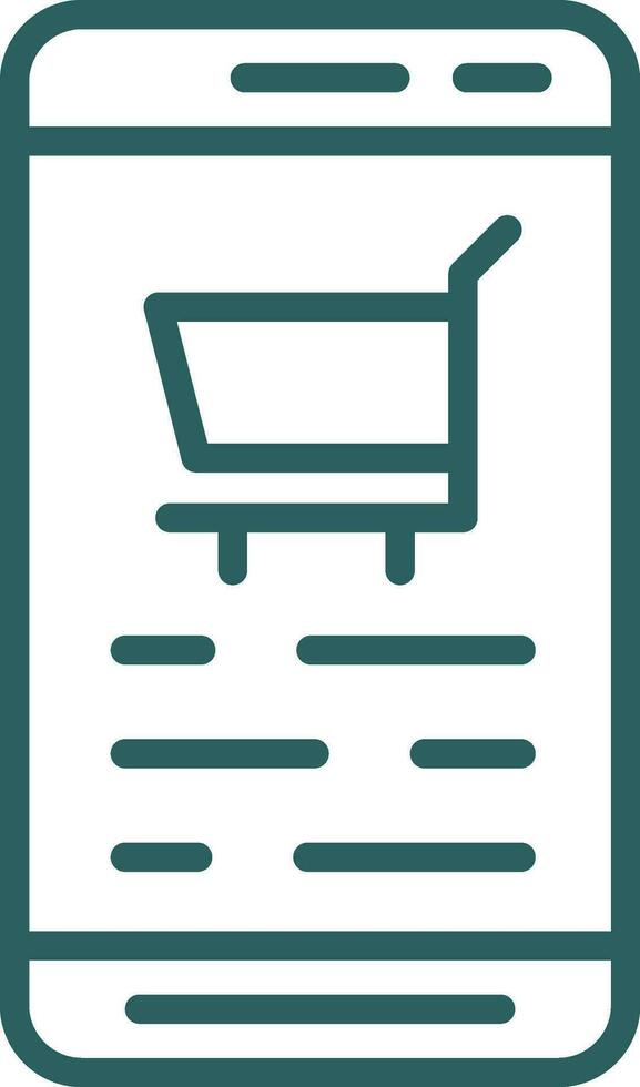 Shopping Cart  Vector Icon Design