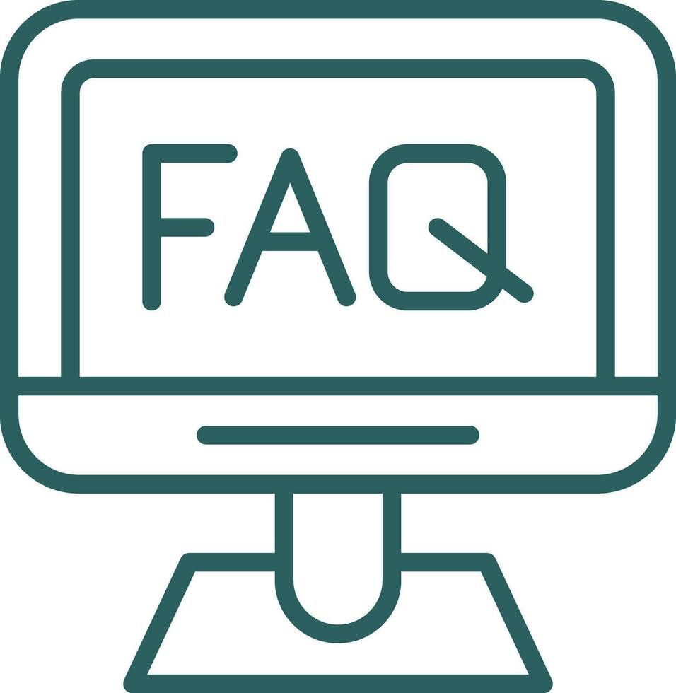 Faq  Vector Icon Design