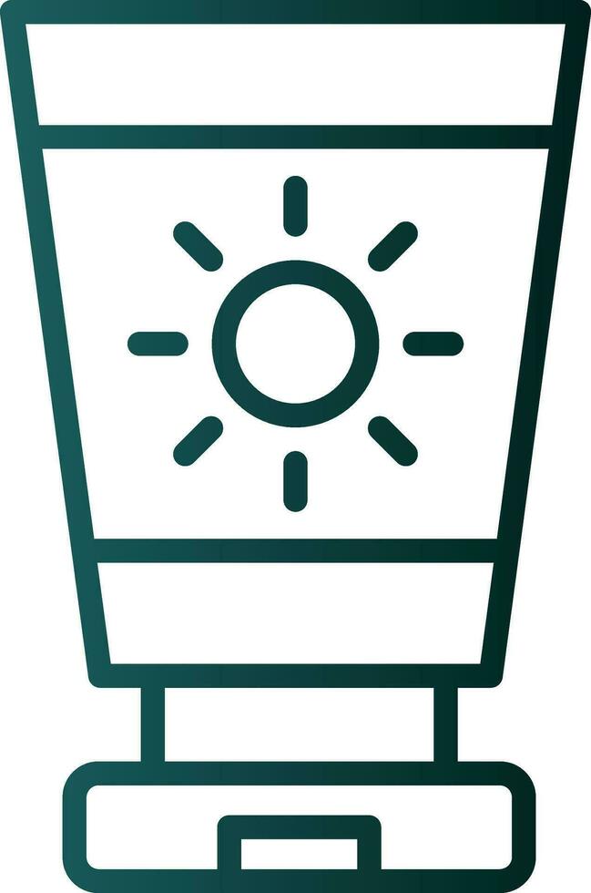 Sunblock  Vector Icon Design