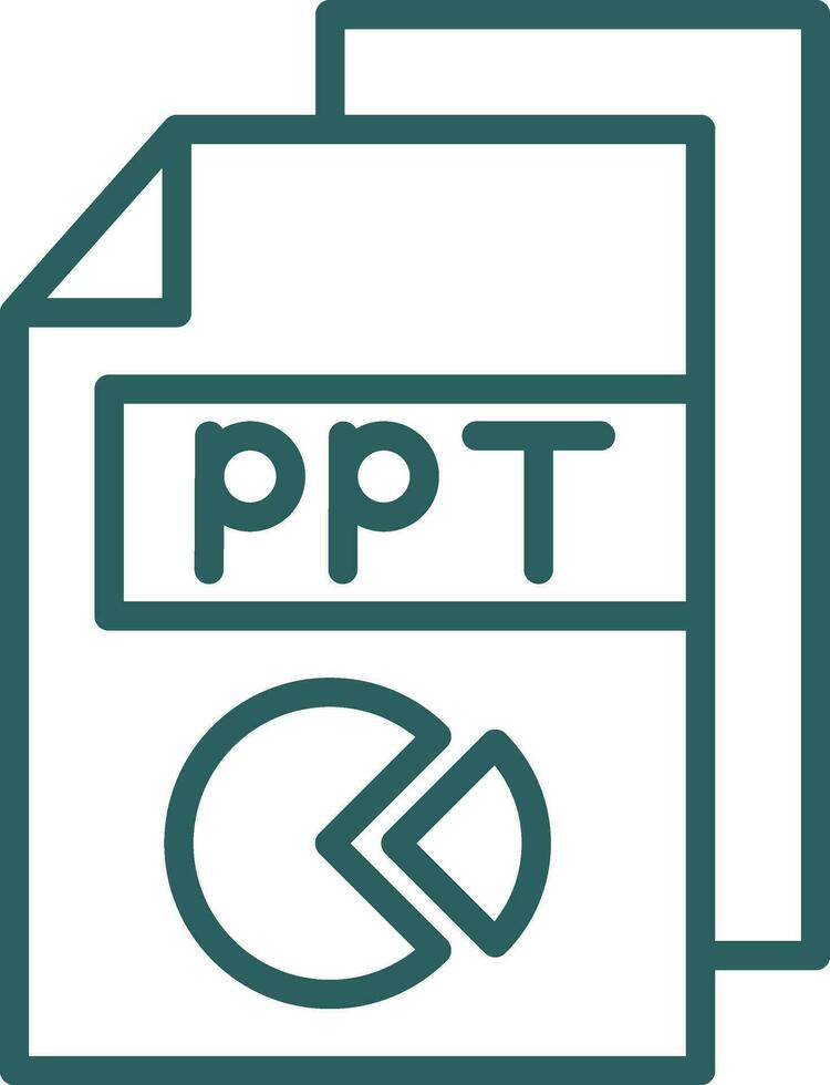 Ppt  Vector Icon Design