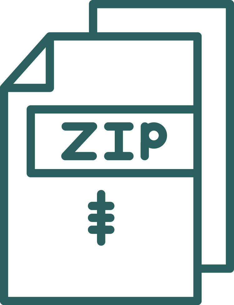 Zip  Vector Icon Design