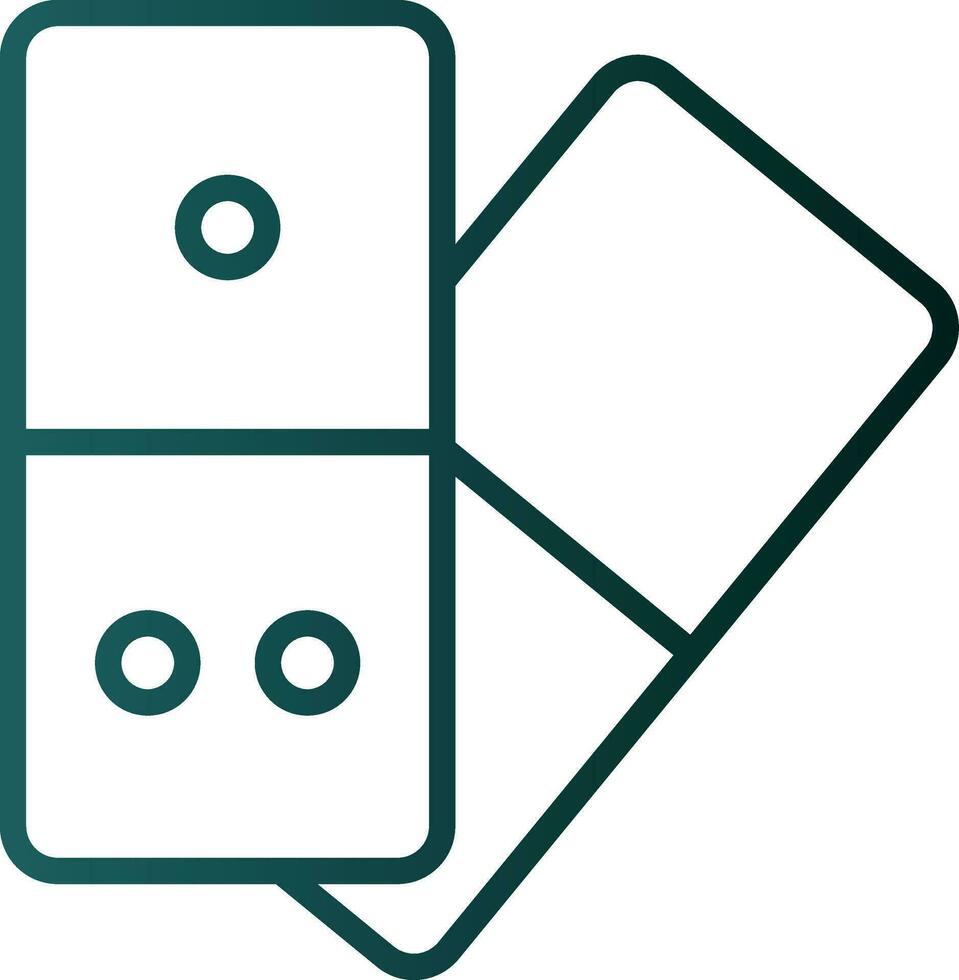 Domino  Vector Icon Design