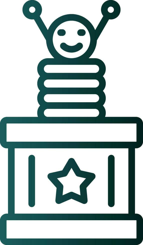 Surprise Box  Vector Icon Design