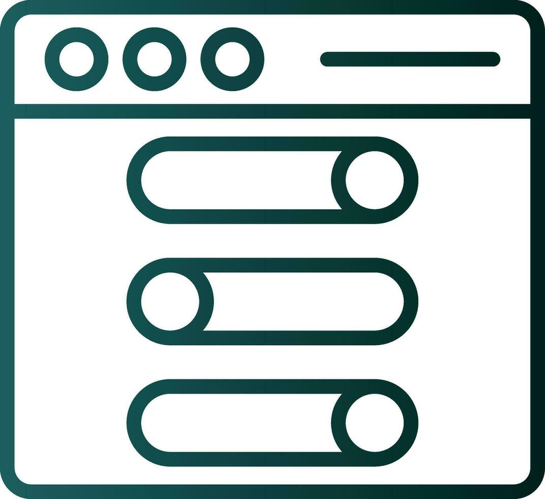 Setting  Vector Icon Design