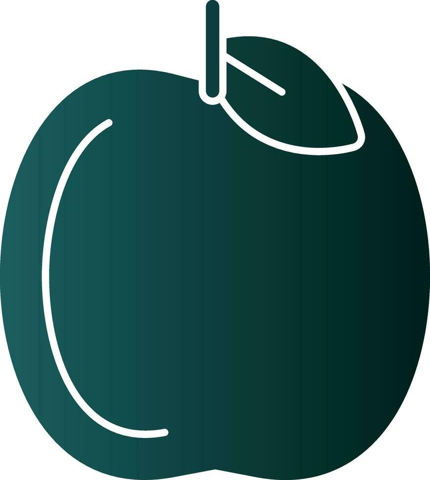 diseño de icono de vector de manzana