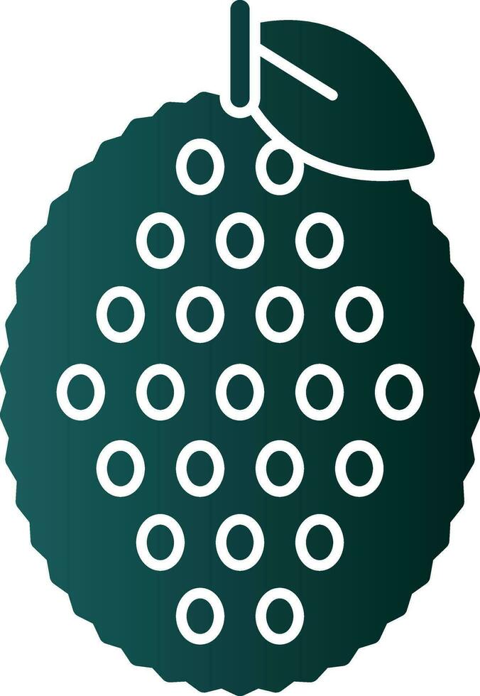 Jackfruit Vector Icon Design