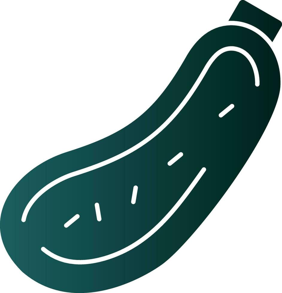 CourgetteZucchini Vector Icon Design