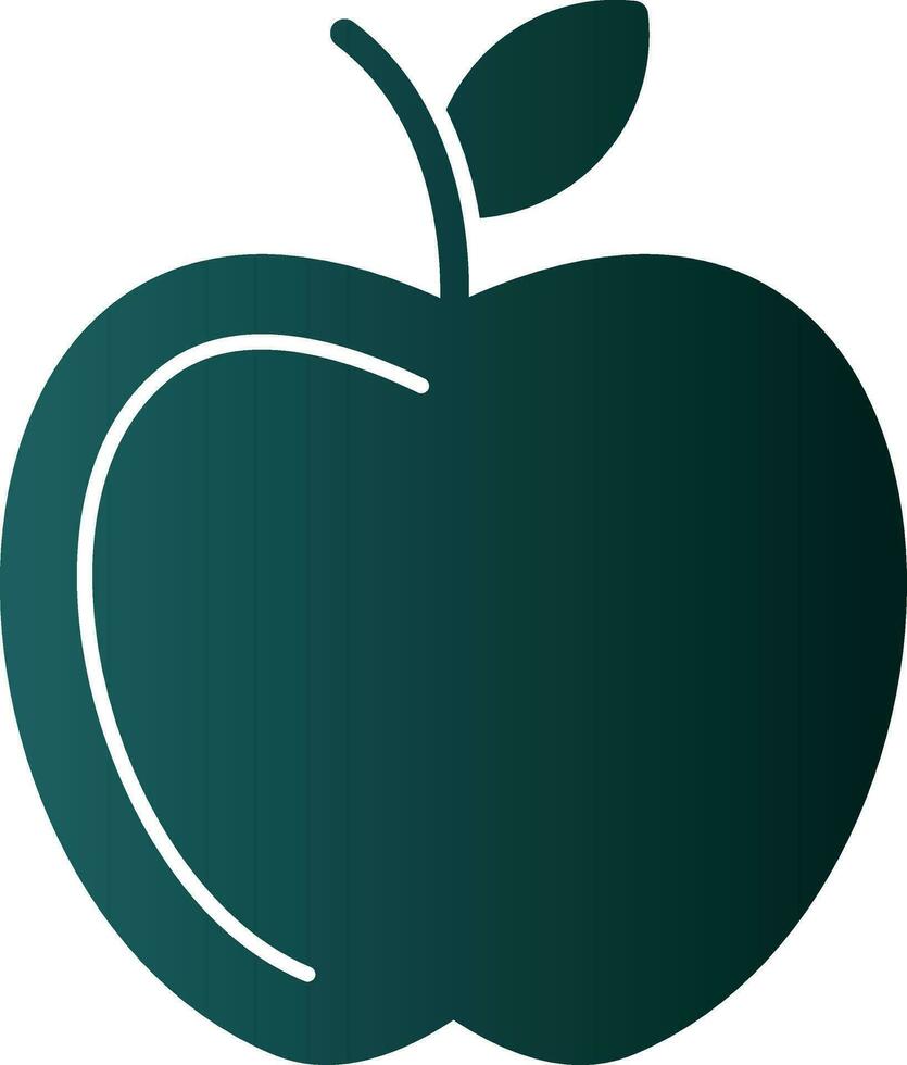 diseño de icono de vector de manzana