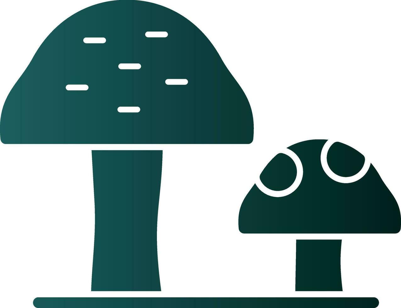 Mushrooms Vector Icon Design