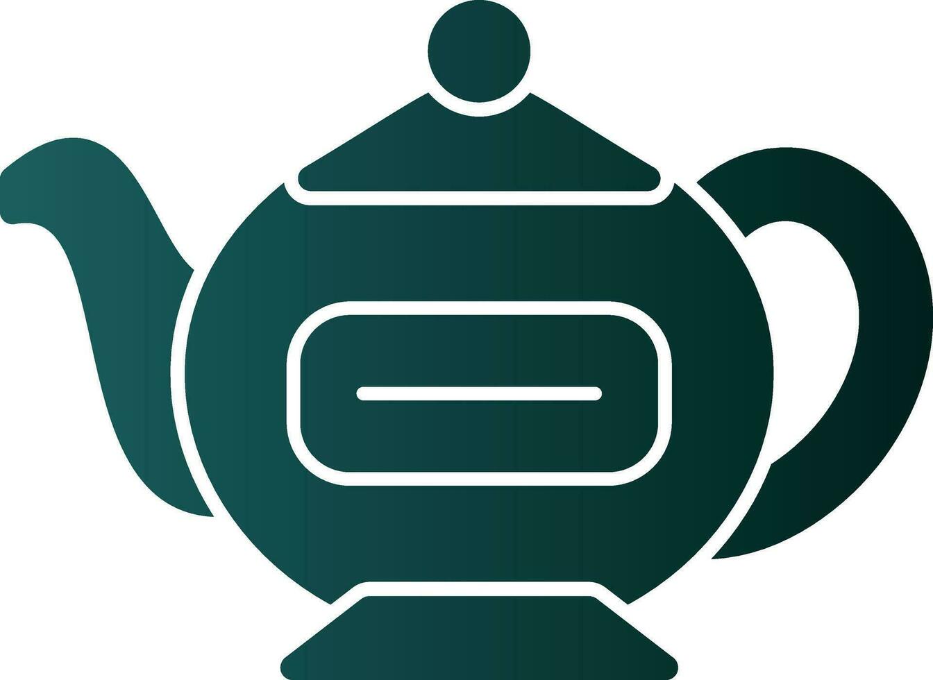 Teapot Vector Icon Design