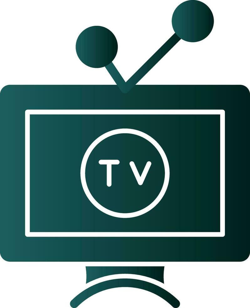 televisión vector icono diseño
