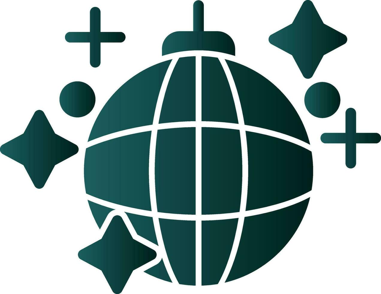 Disco Ball  Vector Icon Design