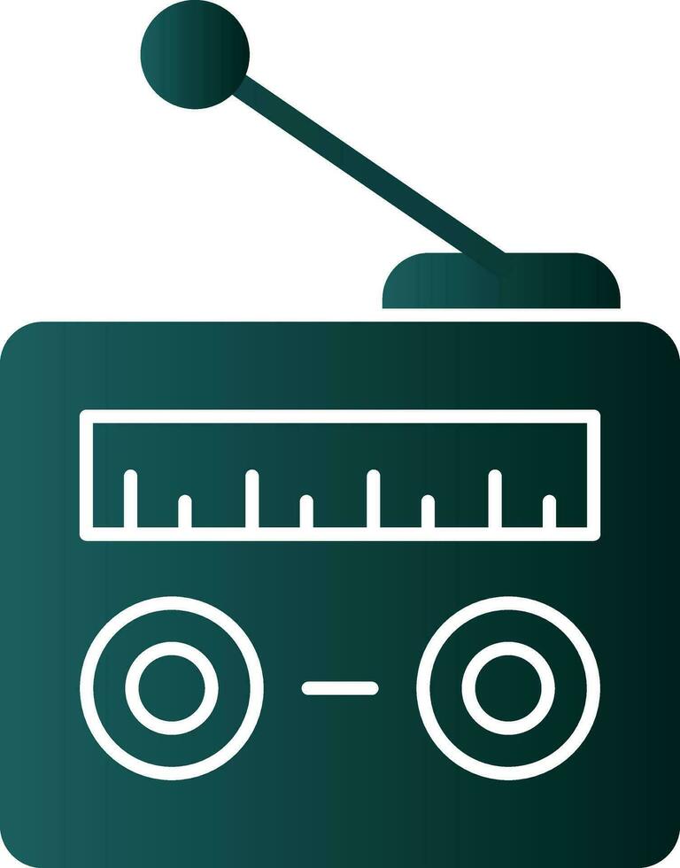 radio vector icono diseño