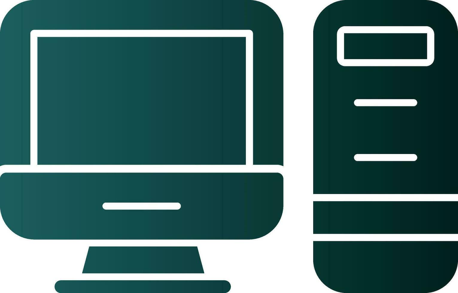 PC  Vector Icon Design