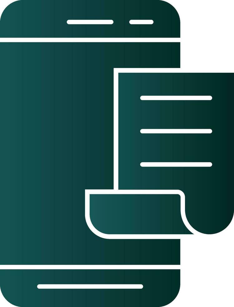 Mobile File  Vector Icon Design
