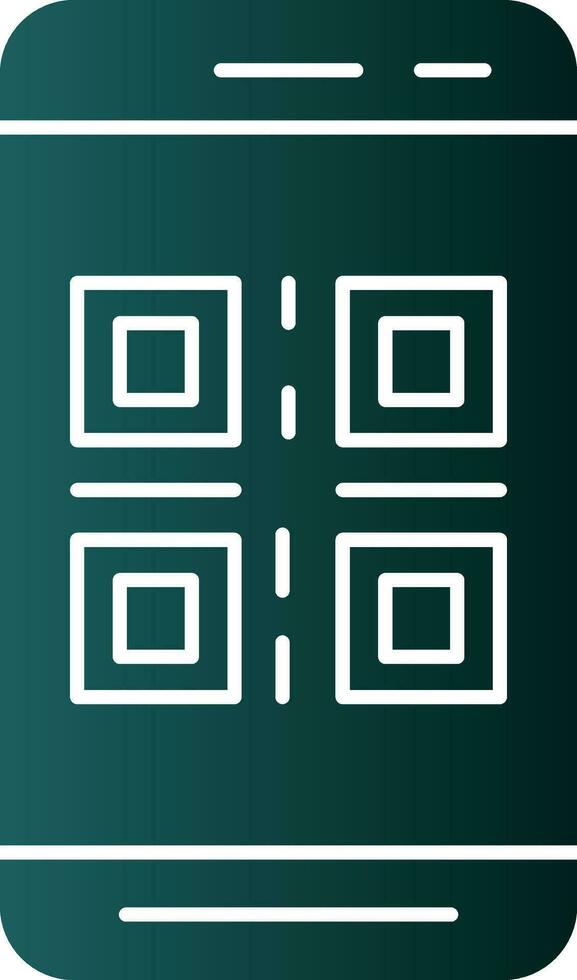 Qr Code  Vector Icon Design