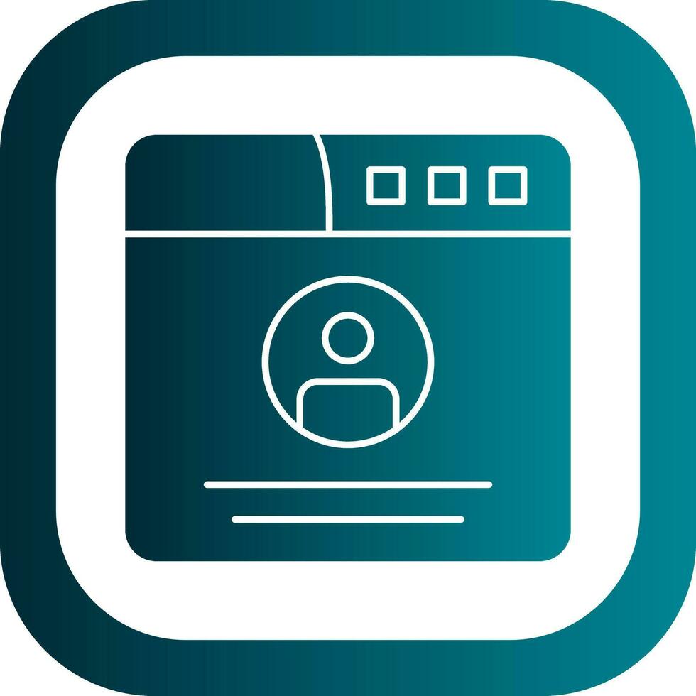 Profile  Vector Icon Design