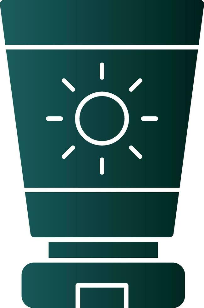 Sunblock  Vector Icon Design