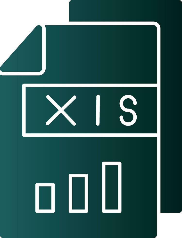 xls vector icono diseño