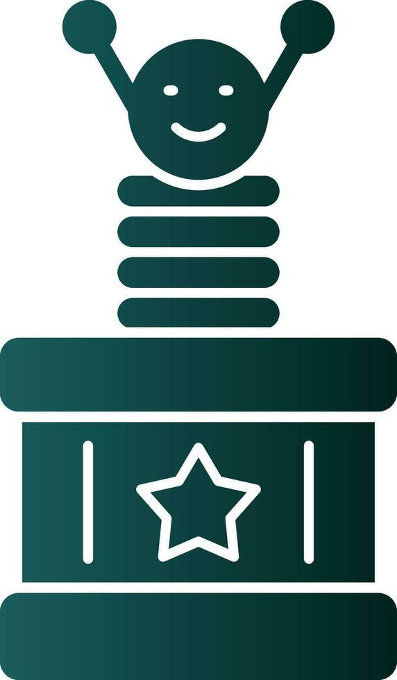 Surprise Box  Vector Icon Design