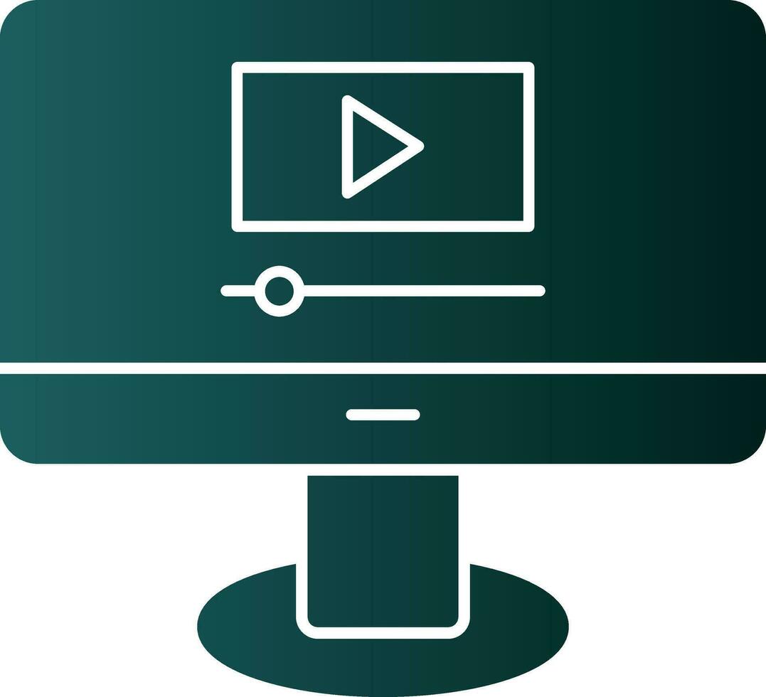 Video Streaming  Vector Icon Design