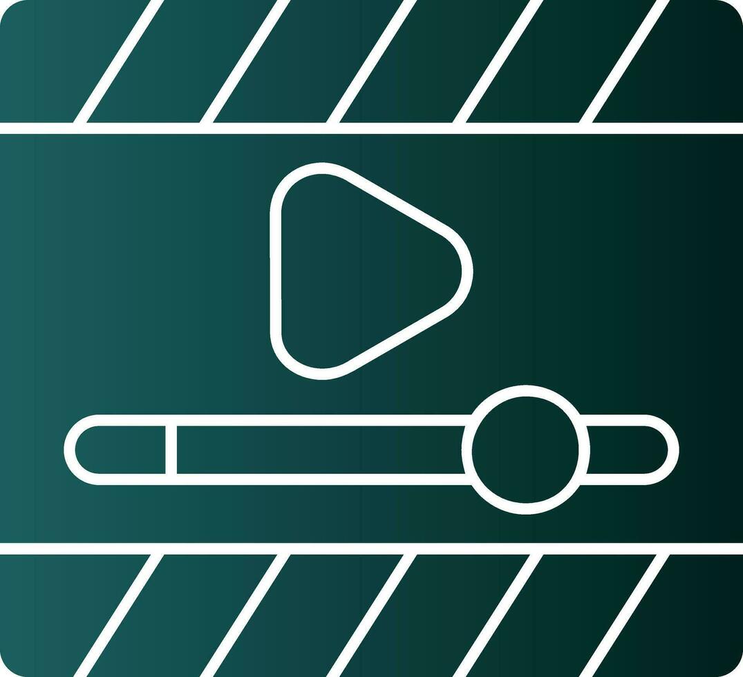 Video Player  Vector Icon Design