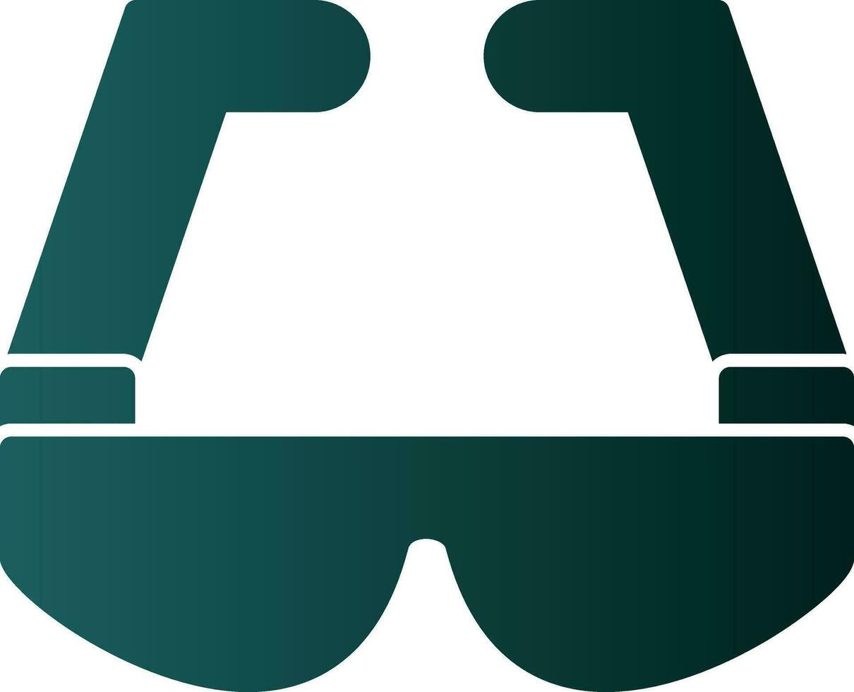 Safety Glasses  Vector Icon Design