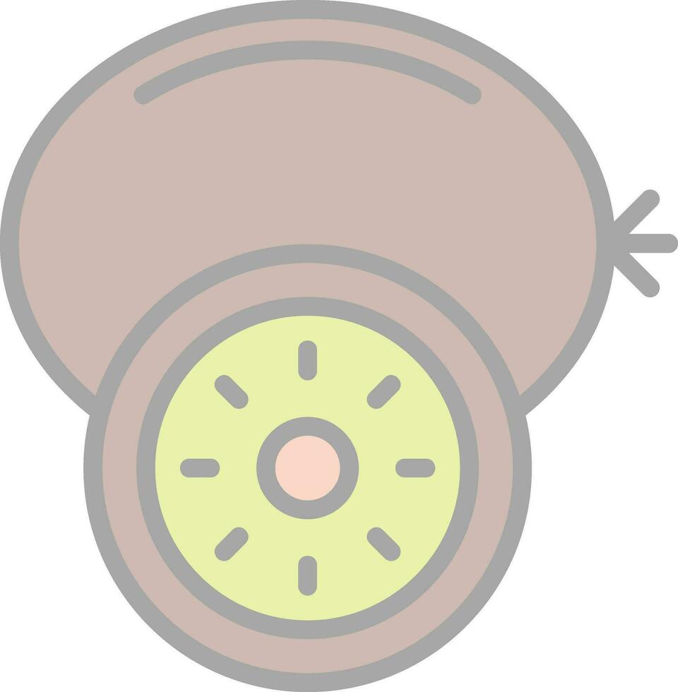 diseño de icono de vector de kiwi