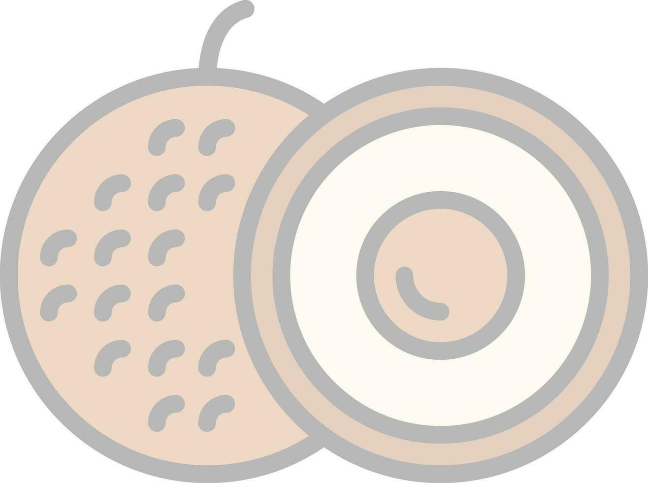 longan vector icono diseño