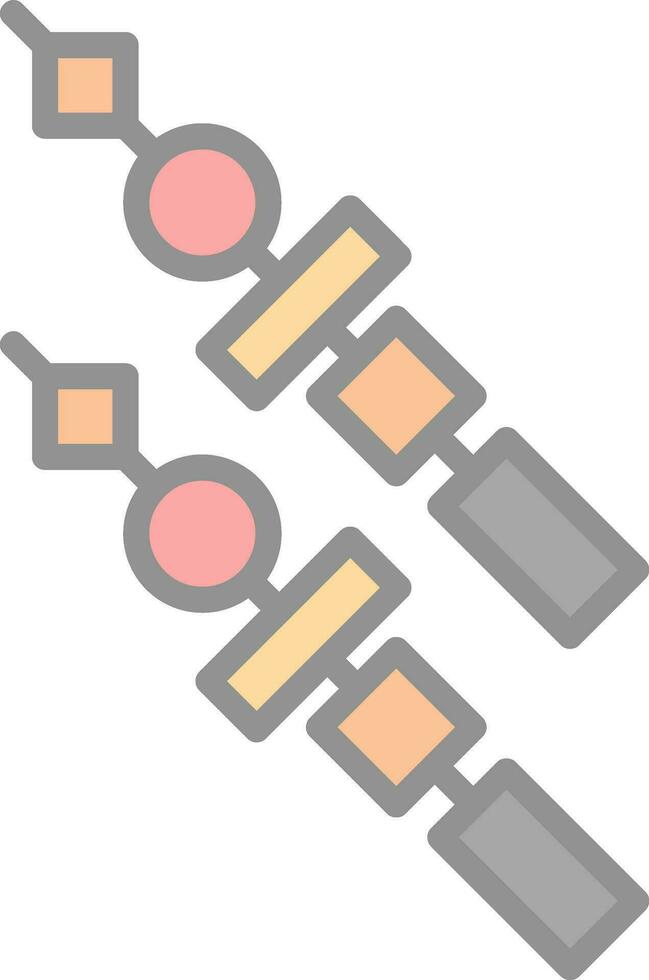 Kebab Vector Icon Design