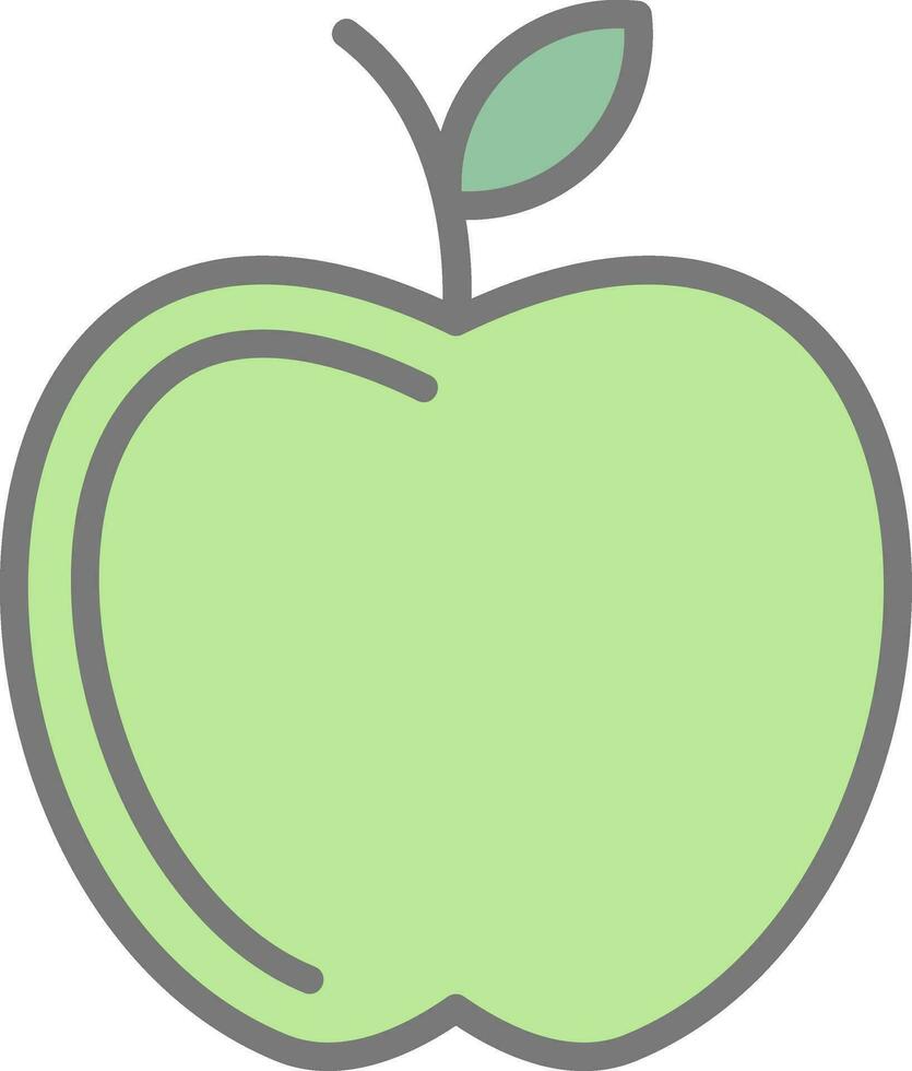 diseño de icono de vector de manzana